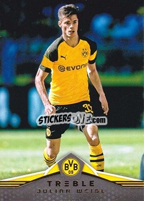 Sticker Julian Weigl - Treble Soccer 2018-2019 n. 65 - Panini