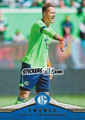 Sticker Ralf Fahrmann - Treble Soccer 2018-2019 n. 67 - Panini
