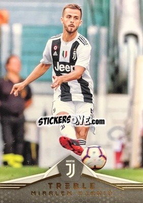 Sticker Miralem Pjanic - Treble Soccer 2018-2019 n. 75 - Panini