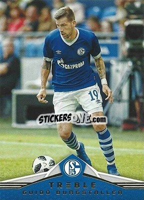 Sticker Guido Burgstaller - Treble Soccer 2018-2019 - Panini