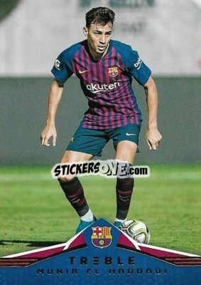 Sticker Munir El Haddadi - Treble Soccer 2018-2019 - Panini