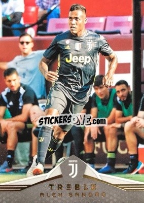 Sticker Alex Sandro - Treble Soccer 2018-2019 n. 101 - Panini