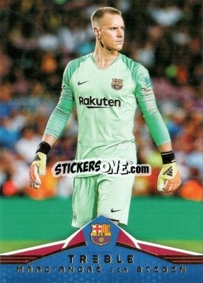 Cromo Marc-André ter Stegen - Treble Soccer 2018-2019 n. 112 - Panini