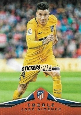 Sticker Jose Gimenez - Treble Soccer 2018-2019 n. 115 - Panini