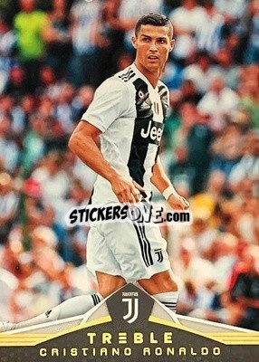 Sticker Cristiano Ronaldo - Treble Soccer 2018-2019 n. 131 - Panini