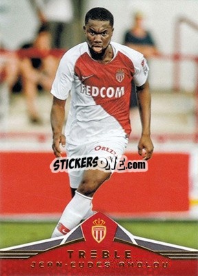 Figurina Jean-Eudes Aholou - Treble Soccer 2018-2019 - Panini