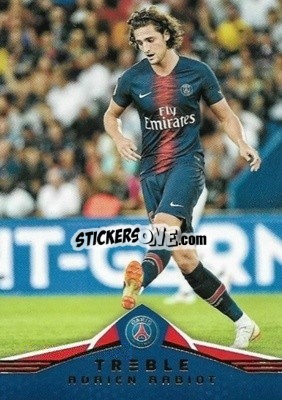 Sticker Adrien Rabiot - Treble Soccer 2018-2019 n. 144 - Panini