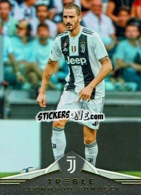 Sticker Leonardo Bonucci - Treble Soccer 2018-2019 n. 161 - Panini