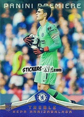 Sticker Kepa Arrizabalaga - Treble Soccer 2018-2019 - Panini