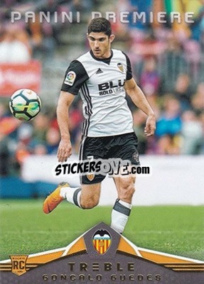 Sticker Goncalo Guedes - Treble Soccer 2018-2019 - Panini