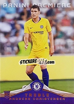 Sticker Andreas Christensen - Treble Soccer 2018-2019 n. 187 - Panini