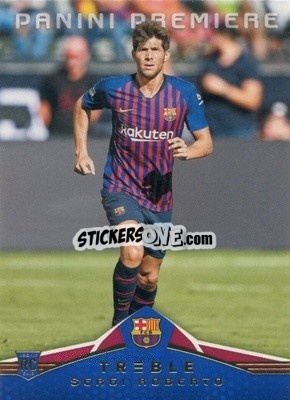 Figurina Sergi Roberto - Treble Soccer 2018-2019 - Panini