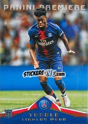 Sticker Timothy Weah - Treble Soccer 2018-2019 n. 191 - Panini