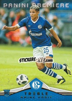 Sticker Amine Harit - Treble Soccer 2018-2019 - Panini