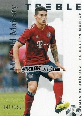 Sticker James Rodriguez - Treble Soccer 2018-2019 - Panini