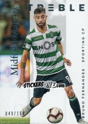 Figurina Bruno Fernandes - Treble Soccer 2018-2019 - Panini