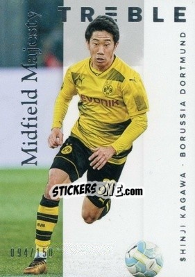 Sticker Shinji Kagawa - Treble Soccer 2018-2019 n. MM-19 - Panini