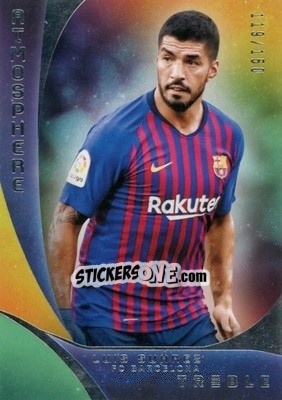 Sticker Luis Suarez - Treble Soccer 2018-2019 n. A-7 - Panini