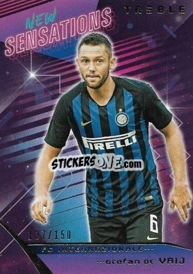 Sticker Stefan de Vrij - Treble Soccer 2018-2019 - Panini