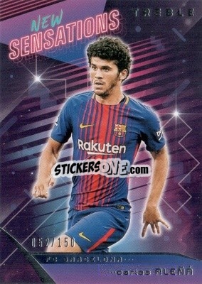 Figurina Carles Alena - Treble Soccer 2018-2019 n. NS-9 - Panini