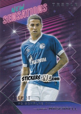 Sticker Omar Mascarell - Treble Soccer 2018-2019 n. NS-28 - Panini