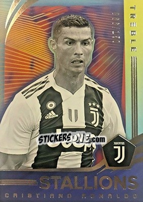 Sticker Cristiano Ronaldo - Treble Soccer 2018-2019 n. S-16 - Panini