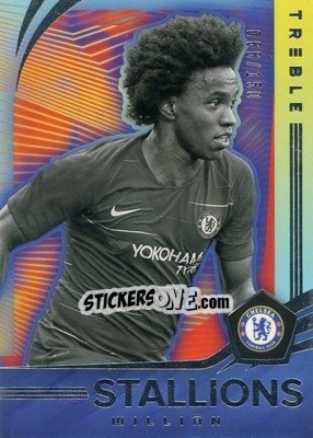 Sticker Willian - Treble Soccer 2018-2019 n. S-18 - Panini