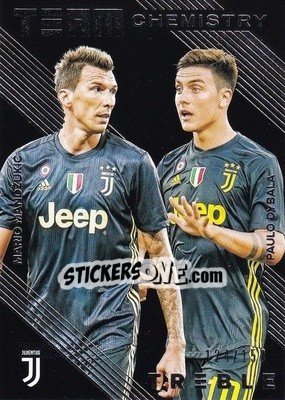 Sticker Mario Mandžukic / Paulo Dybala - Treble Soccer 2018-2019 n. TC-5 - Panini