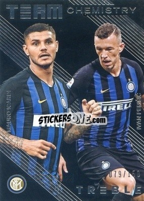 Sticker Ivan Perisic / Mauro Icardi - Treble Soccer 2018-2019 n. TC-7 - Panini