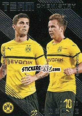 Sticker Mario Gotze / Christian Pulisic - Treble Soccer 2018-2019 - Panini