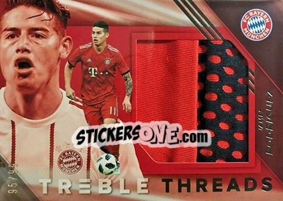 Sticker James Rodriguez - Treble Soccer 2018-2019 n. TT-12 - Panini