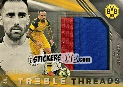 Figurina Paco Alcacer - Treble Soccer 2018-2019 - Panini