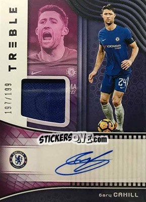 Sticker Gary Cahill - Treble Soccer 2018-2019 - Panini