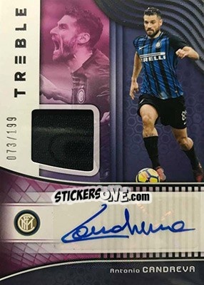 Sticker Antonio Candreva - Treble Soccer 2018-2019 n. JA-18 - Panini