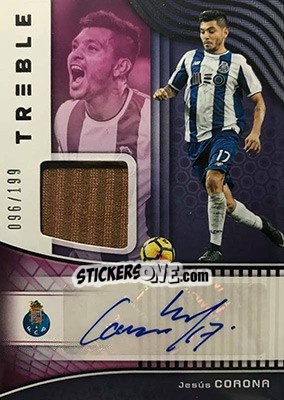Sticker Jesus Corona - Treble Soccer 2018-2019 n. JA-20 - Panini