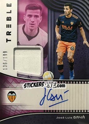 Sticker Jose Luis Gaya - Treble Soccer 2018-2019 n. JA-25 - Panini