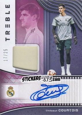 Sticker Thibaut Courtois - Treble Soccer 2018-2019 n. JA-26 - Panini