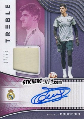 Figurina Thibaut Courtois - Treble Soccer 2018-2019 - Panini