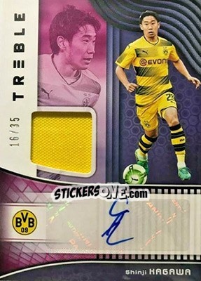 Sticker Shinji Kagawa - Treble Soccer 2018-2019 n. JA-33 - Panini