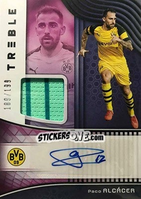 Sticker Paco Alcacer - Treble Soccer 2018-2019 n. JA-35 - Panini