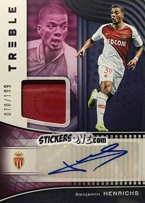 Sticker Benjamin Henrichs - Treble Soccer 2018-2019 n. JA-37 - Panini