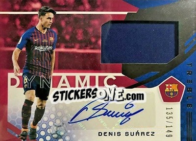 Sticker Denis Suarez - Treble Soccer 2018-2019 n. D-15 - Panini