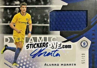 Sticker Alvaro Morata - Treble Soccer 2018-2019 n. D-20 - Panini