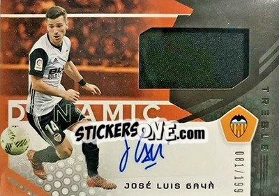 Sticker Jose Luis Gaya - Treble Soccer 2018-2019 - Panini