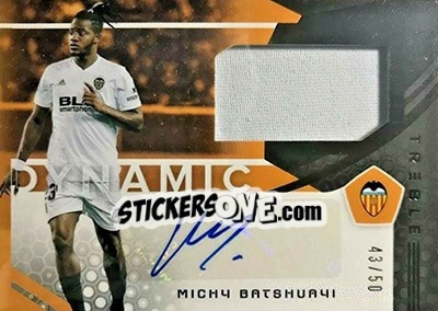 Sticker Michy Batshuayi - Treble Soccer 2018-2019 n. D-23 - Panini