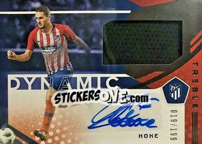 Sticker Koke - Treble Soccer 2018-2019 n. D-33 - Panini