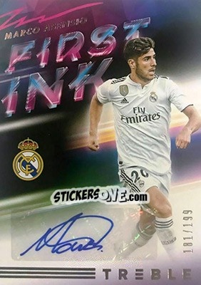 Sticker Marco Asensio - Treble Soccer 2018-2019 n. FI-4 - Panini