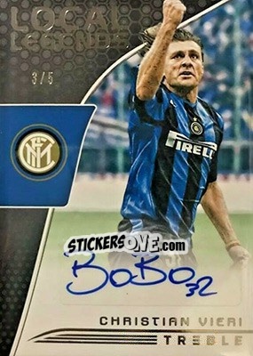 Figurina Christian Vieri - Treble Soccer 2018-2019 - Panini