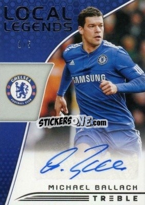 Sticker Michael Ballack - Treble Soccer 2018-2019 n. LL-19 - Panini