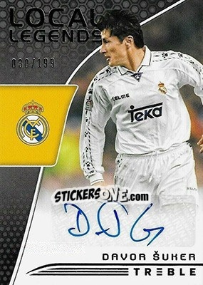 Sticker Davor Suker - Treble Soccer 2018-2019 n. LL-20 - Panini